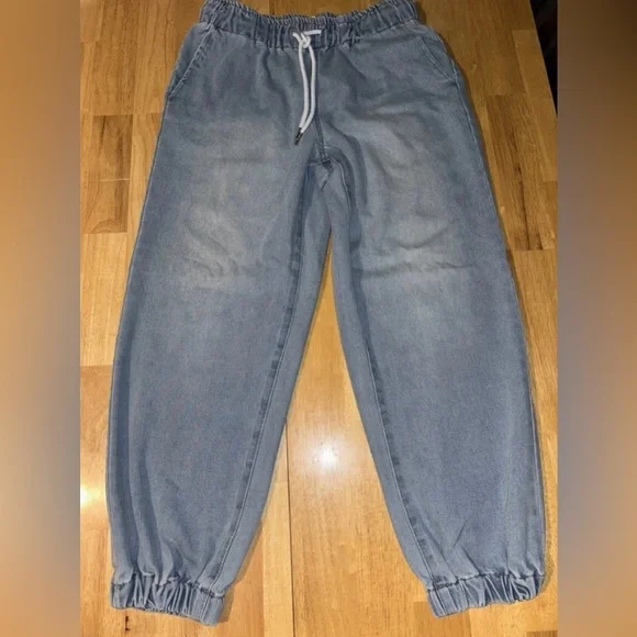 Forever21 Stylish Blue jeans with stretch band Scandi Girl - Picture 6 of 7